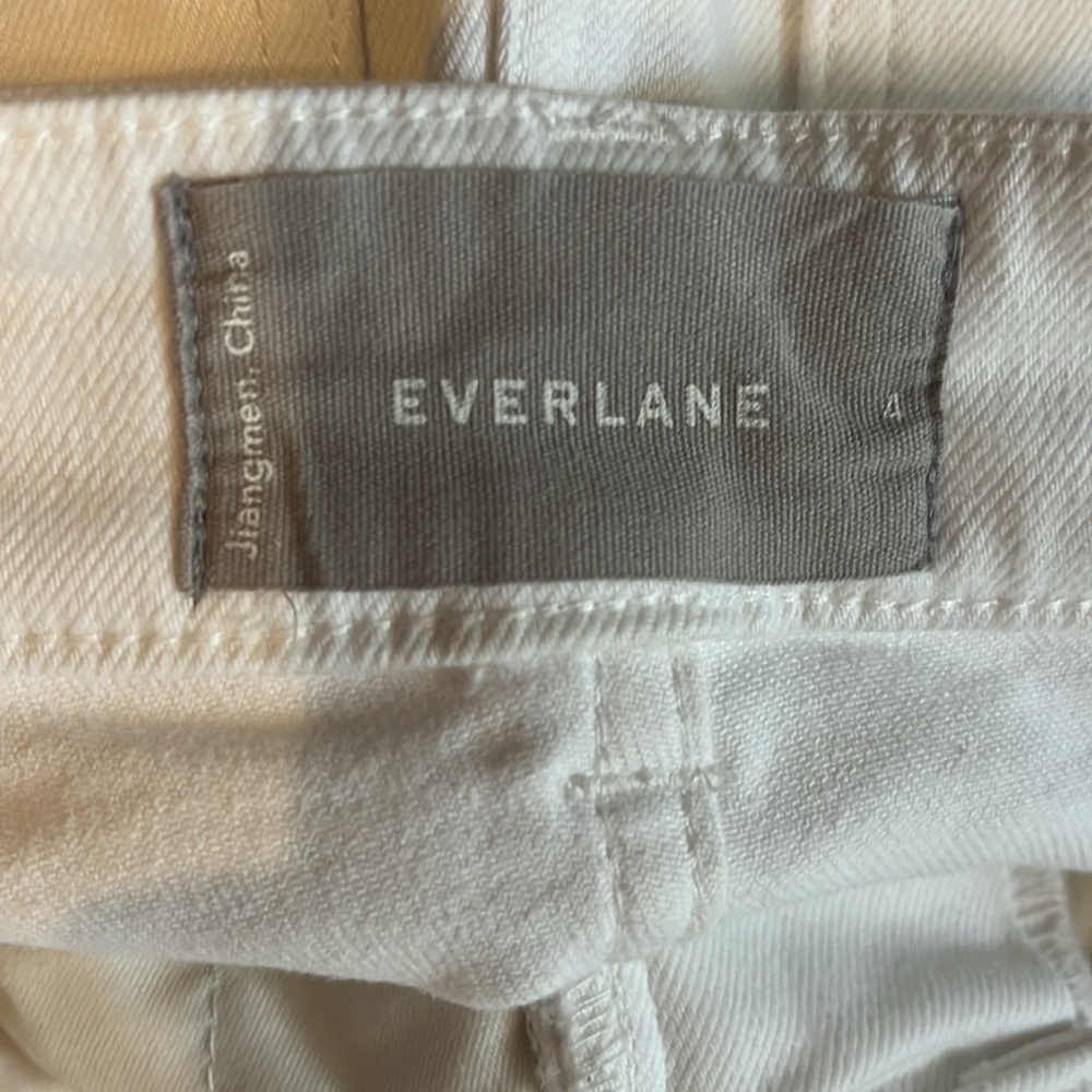 White Summer Everlane Pant! Size 4 - Picture 3 of 3